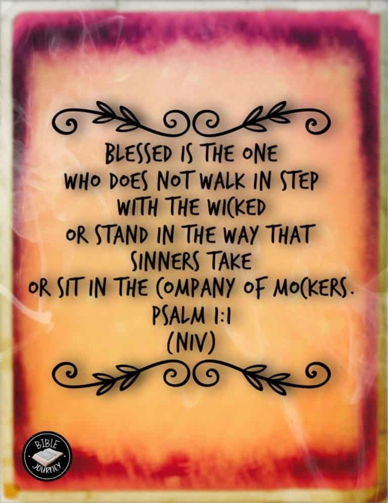Psalm 1:1 NIV - Blessings of the Righteous Bible Verse About Blessings Psalm 1:1 NIV