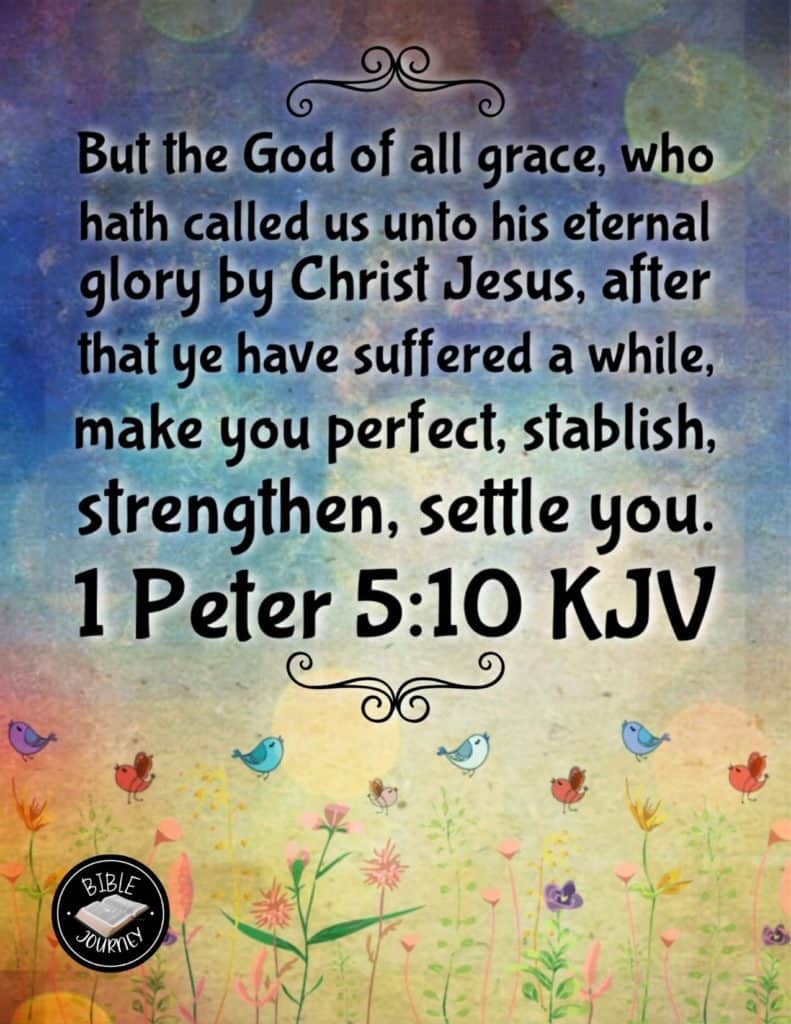 1 Peter 5 10 KJV Persevere Through Trials A Message Of Hope