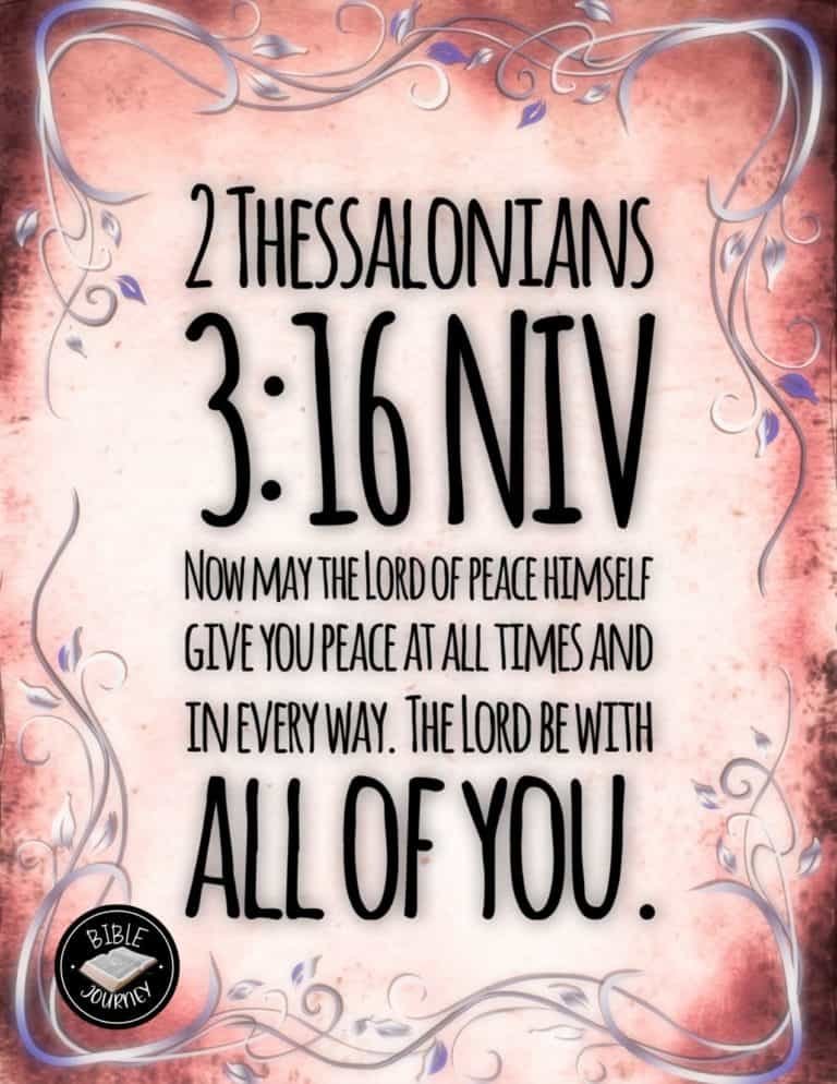 Picture Bible Verses-10 2 Thessalonians 3:16 NIV - Bible Verse Image