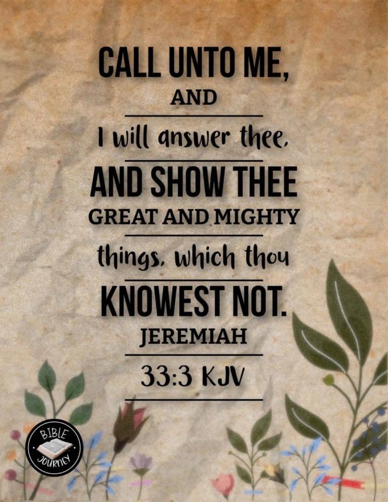 Picture Bible Verses-11 Jeremiah 33:3 KJV - Bible Verse Image.