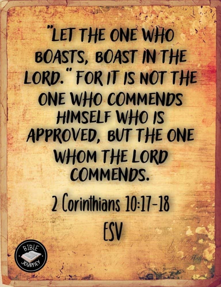 Picture Bible Verses-12 2 Corinthians 10:17-18 ESV - Bible Verse Image
