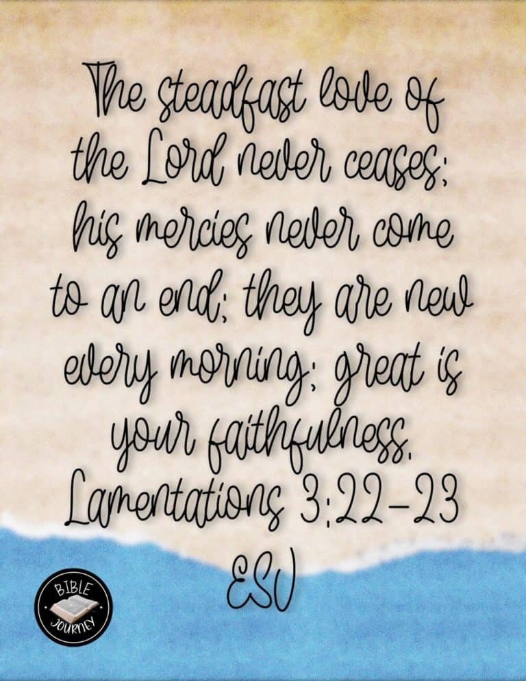 Picture Bible Verses-12 Lamentations 3:22-23. Bible Verse Image for Sharing.