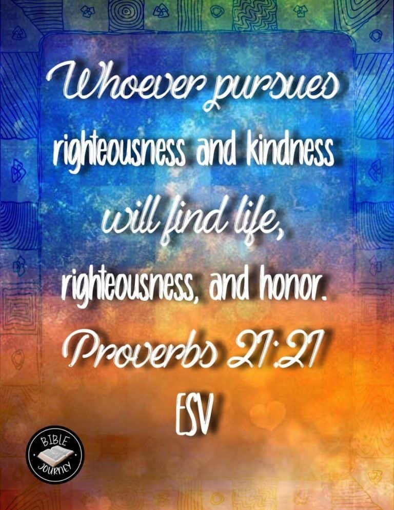 Picture Bible Verses-12 Proverbs 21:21 ESV. Bible Verse Image.