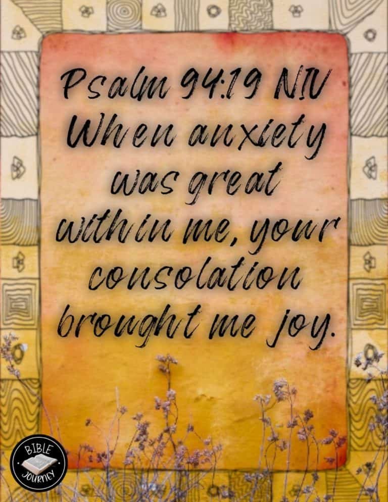 Picture Bible Verses-12 Comforting Bible Verse Psalm 94:19 NIV