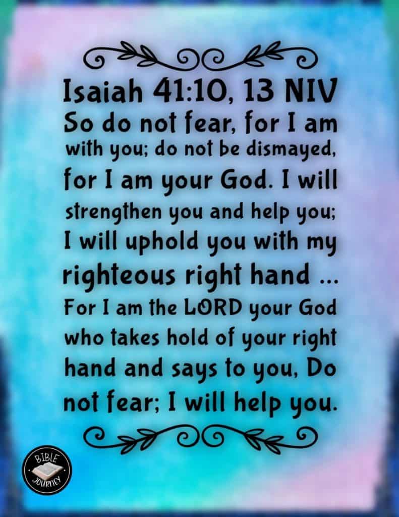 isaiah 41 10 13 catholic bible