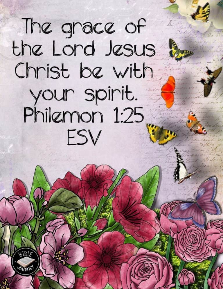 Random Bible Quote Philemon 1:25 ESV