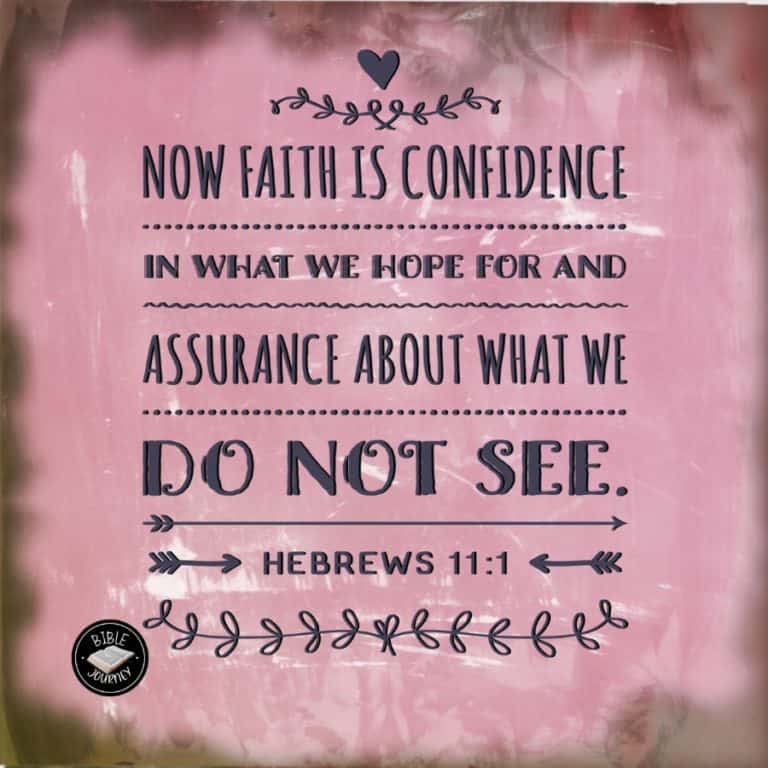 Bible Verse About Hope - Hebrews 11:1 NIV