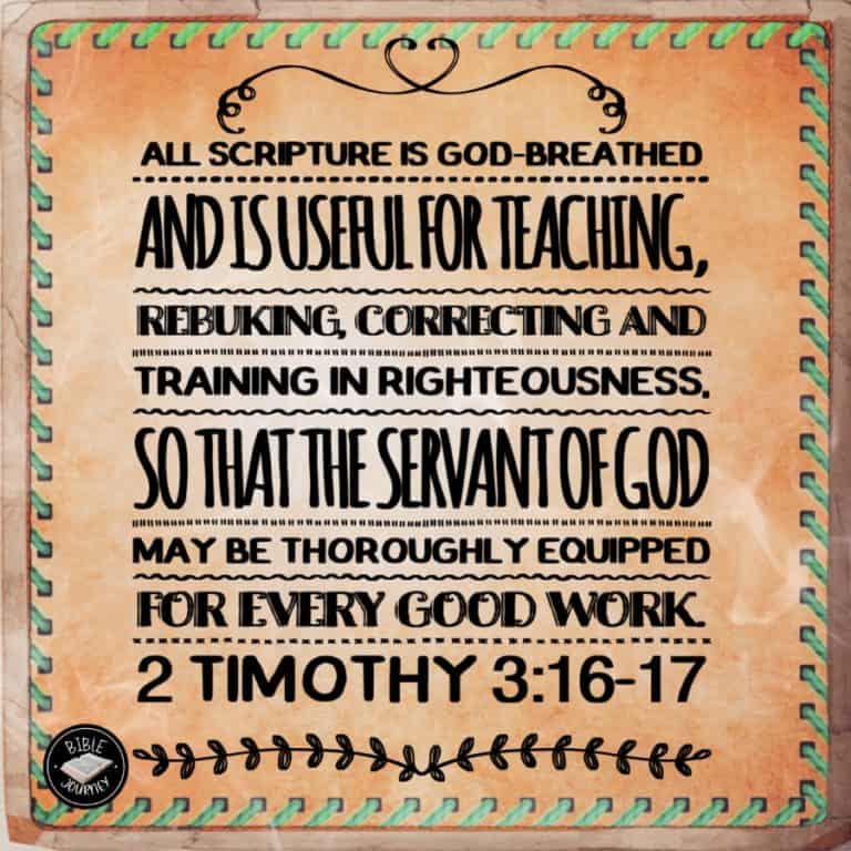 The Truth of God's Word Bible Verse. 2 Timothy 3:16-17