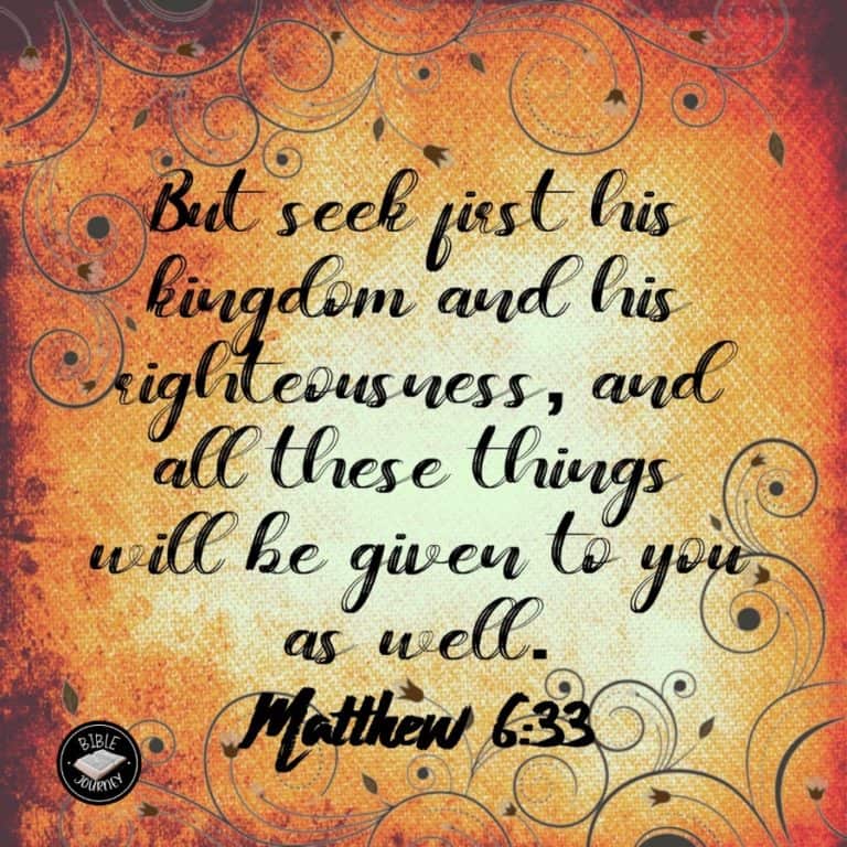 Inspirational Bible Verse Image - Matthew 6:33 NIV