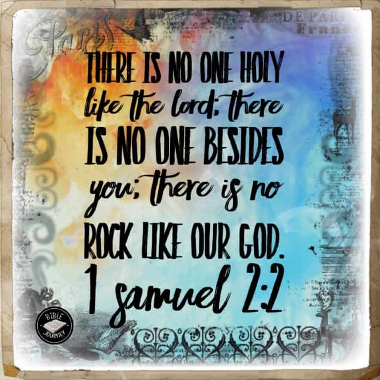 Bible Verse Image - 1 Samuel 2:2 NIV