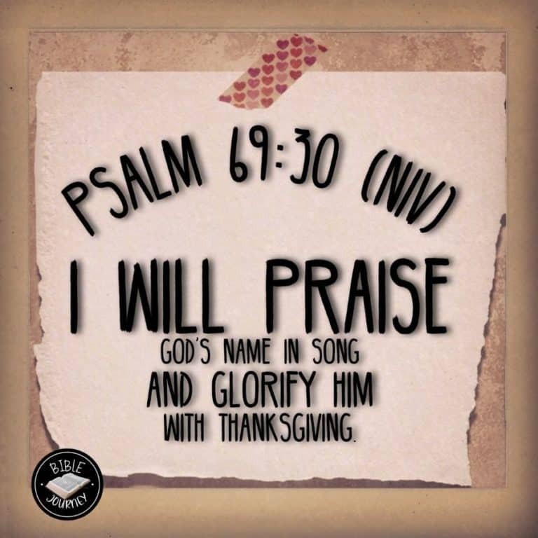 Psalm 69 30 NIV Picture Bible Verse OurBibleJourney psalm-69-30-niv-picture-bible-verse-ourbiblejourney