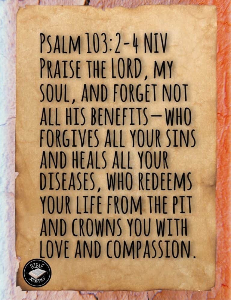 Picture Bible Verses-21 Psalm 103:2-4 NIV. Picture Bible Verse for Sharing. Spread the Word!