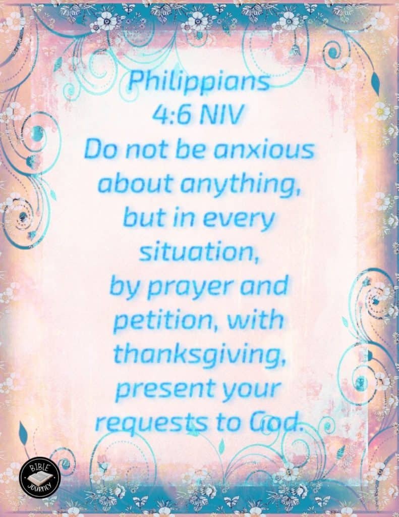 philippians 4 6 through 8 niv