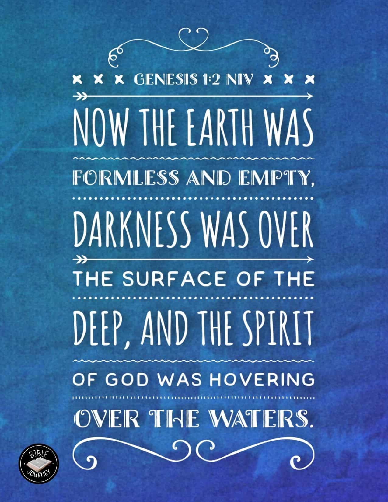 Genesis Niv Picture Bible Verse