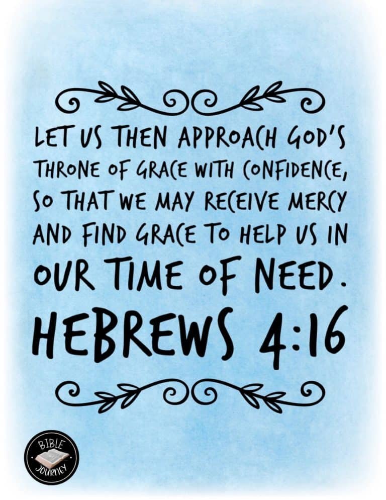 Share a picture bible verse. Use in bible study journals, or make study cards. Postcard sized 4.25x5.5. Hebrews 4:16 NIV