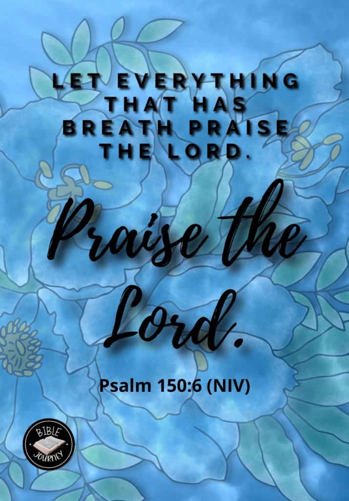 Psalm 150:6 (NIV) - Bible Verse About Praise And Worship