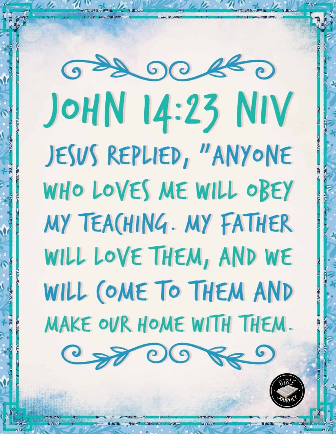 john 14 23-24 niv