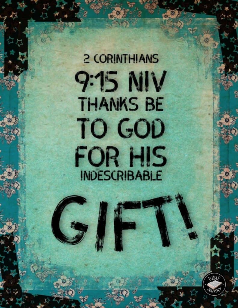 2 corinthians 9 8 15 niv