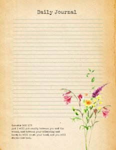 Genesis 3:15 NIV Bible Verse Stationery