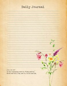 John 1:1 NIV Bible Verse Stationery