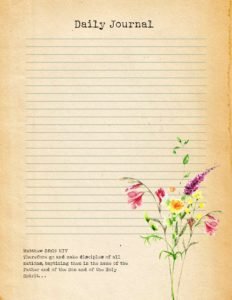 Matthew 28_19 NIV Bible Verse Stationery