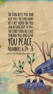 Christian Phone Wallpaper, Numbers 6:24-26 NIV