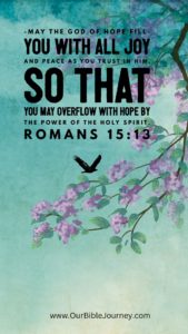Christian Phone Wallpaper Romans 15:13 NIV