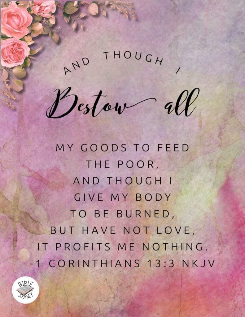 1 corinthians 13 3 nkjv