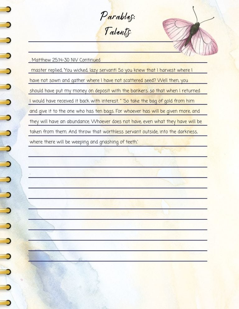 The Parables of Jesus: Comprehensive Collection with Study Sheets The Parables of Jesus: Comprehensive Collection with Study Sheets
