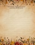 Psalm 27:10 - Printable Scripture Stationery