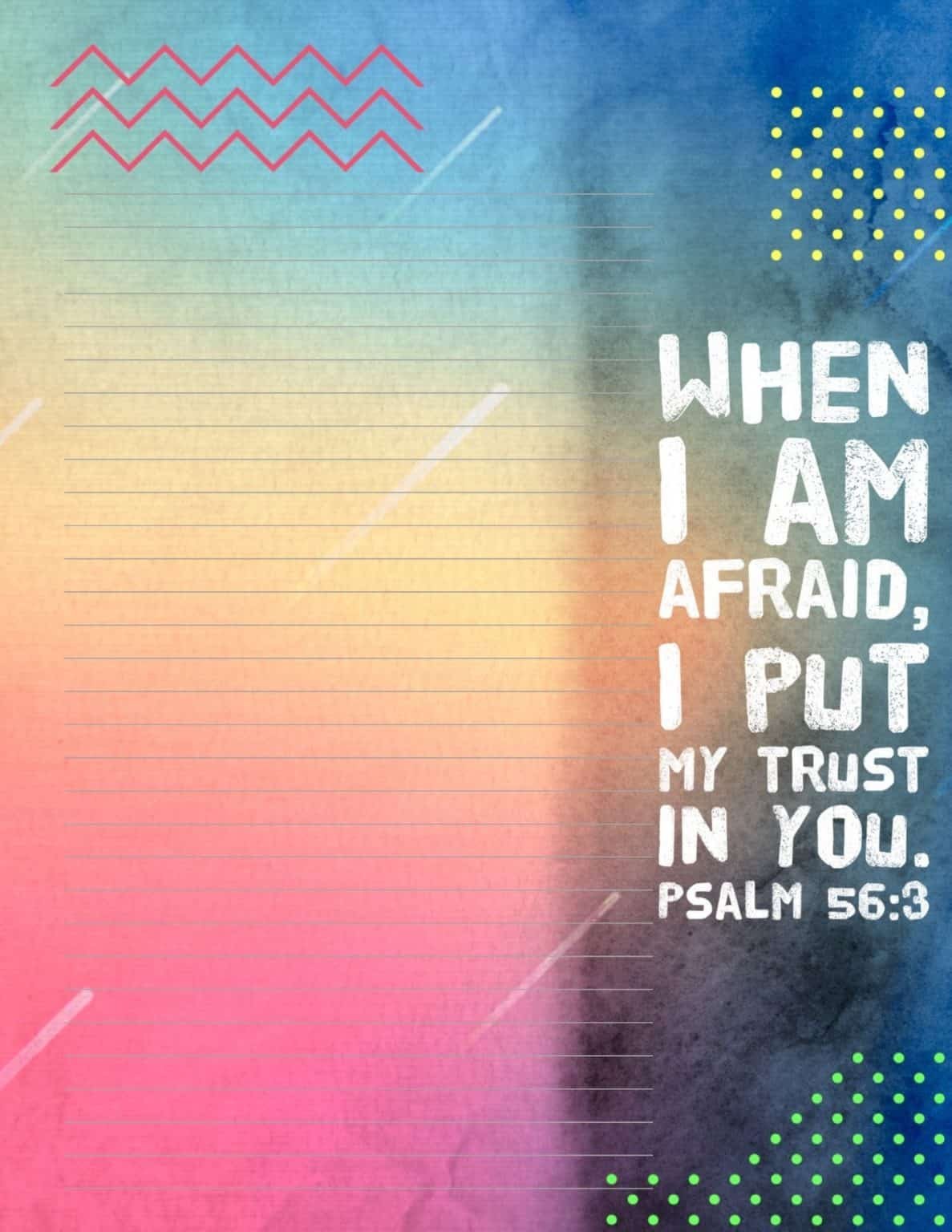 Printable Scripture Stationery and Notepaper – Bible Journey