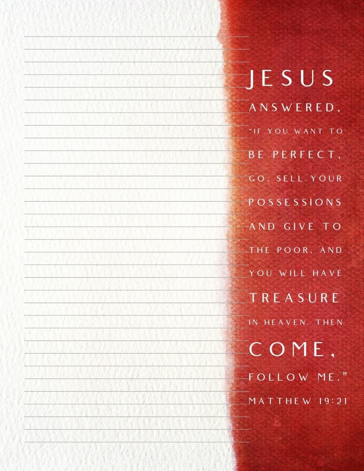 Printable Scripture Stationery and Notepaper – Bible Journey