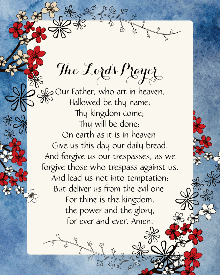 Lord's Prayer Art Available on decor, gifts, stationery and More at Our Bible Journey's Zazzle Store